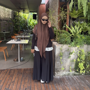 Hijabic - Khiban French Square Khimar Viscose Premium | Khimar Premium Panjang Menutup Dada