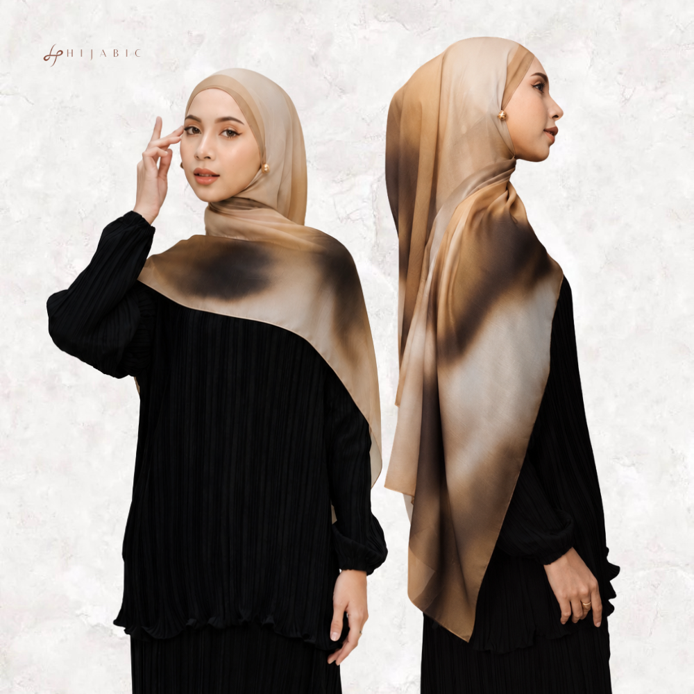 Hijabic - Abstract Pattern Shawl Vol III ( Hijab Pashmina Motif Abstrak size 180x70cm Bahan Paris Original/Hijab Motif Paris )