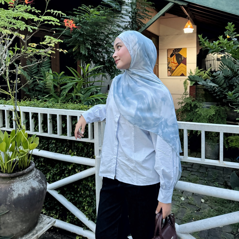 Hijabic - Abstract Pattern Shawl Vol V ( Hijab Pashmina Motif Abstrak size 180x70cm Bahan Paris Original/Hijab Motif Paris )