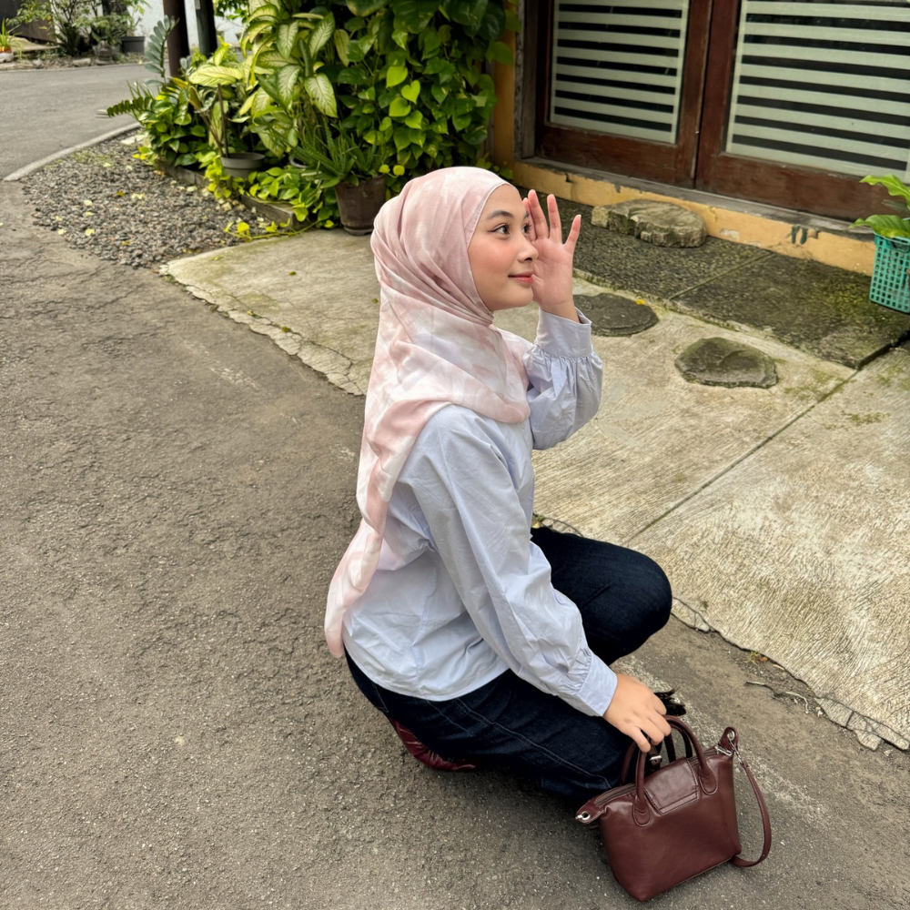 Hijabic - Abstract Pattern Shawl Vol V ( Hijab Pashmina Motif Abstrak size 180x70cm Bahan Paris Original/Hijab Motif Paris )