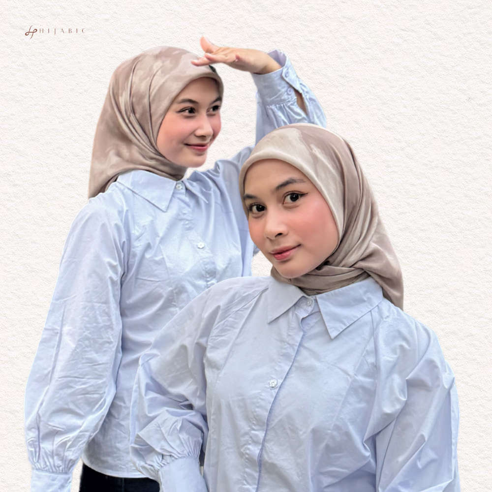 Hijabic - Abstract Pattern Scarves Vol V ( Hijab Segiempat Motif Abstrak size 112x112cm Bahan Paris Original/Hijab Motif Paris)