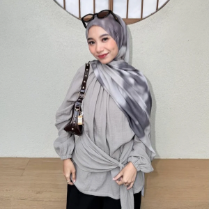 Hijabic - Abstract Pattern Shawl Vol VI ( Hijab Pashmina Motif Abstrak size 180x70cm Bahan Paris Original/Hijab Motif Paris )