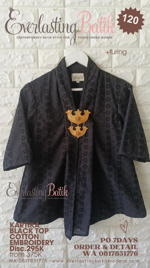 Image of C120 KARTIKA KEBAYA - KATUN BORDIR 