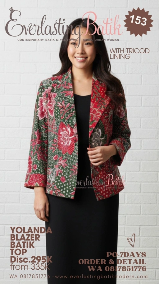 Image of C151 YOLANDA BLAZER / OUTER BATIK