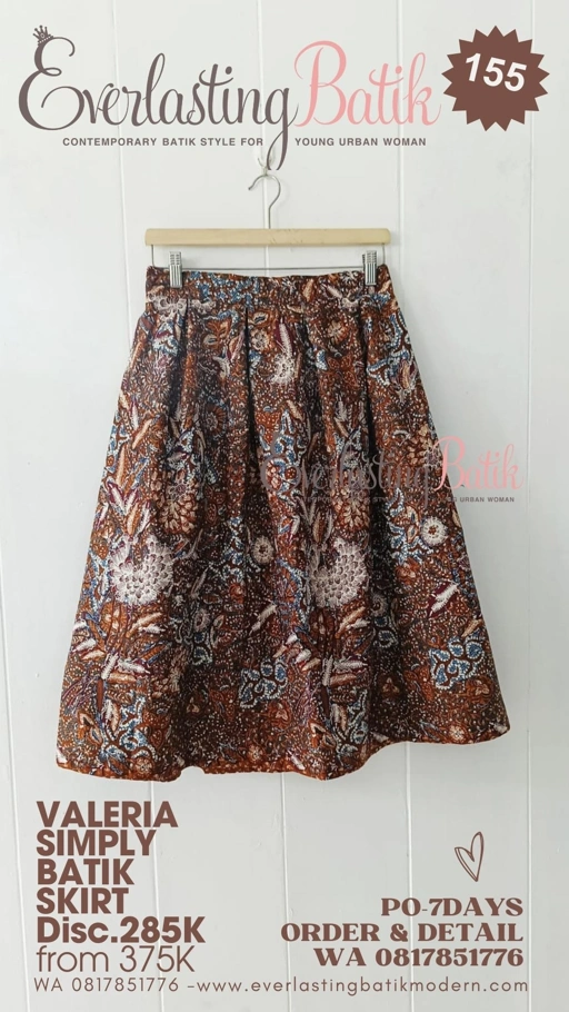 Image of C155 VALERIA SIMPLY BATIK SKIRT 
