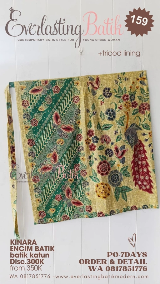 Image of C159 KINARA ROK LILIT BATIK ENCIM 