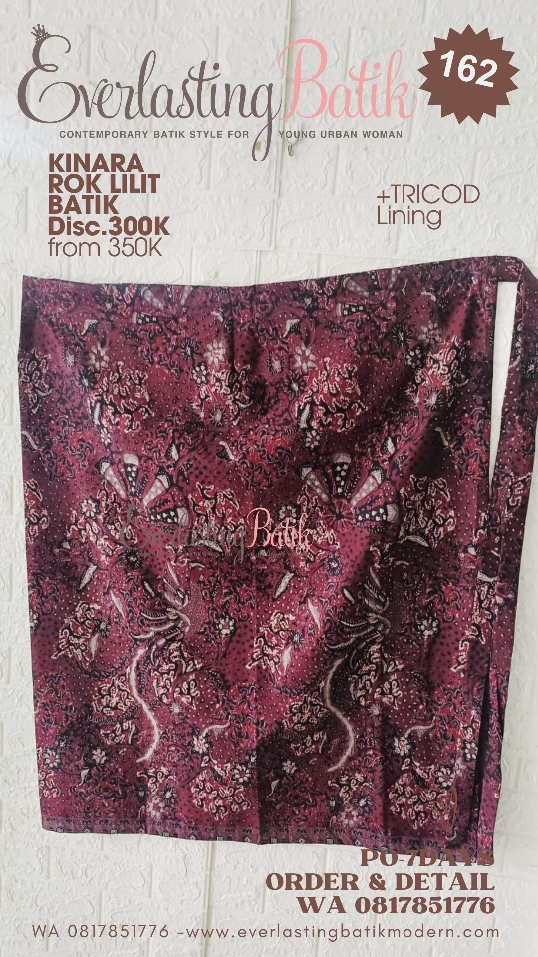 C162 KINARA ROK LILIT BATIK 