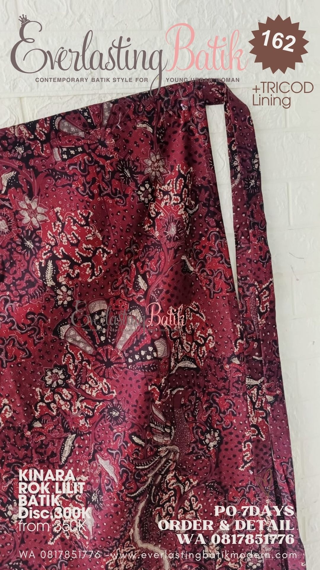 C162 KINARA ROK LILIT BATIK 