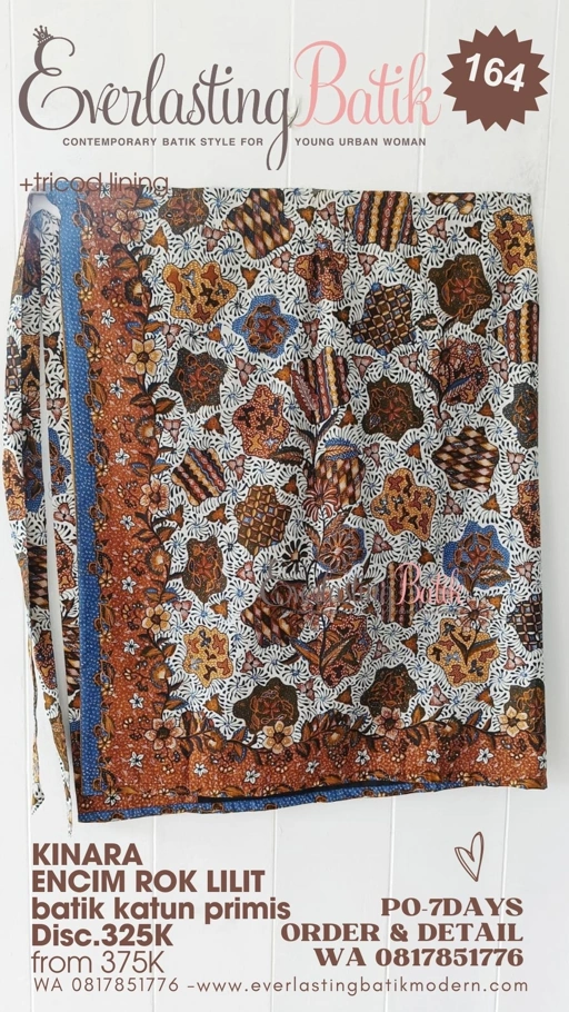 Image of C164  KINARA ROK LILIT BATIK 