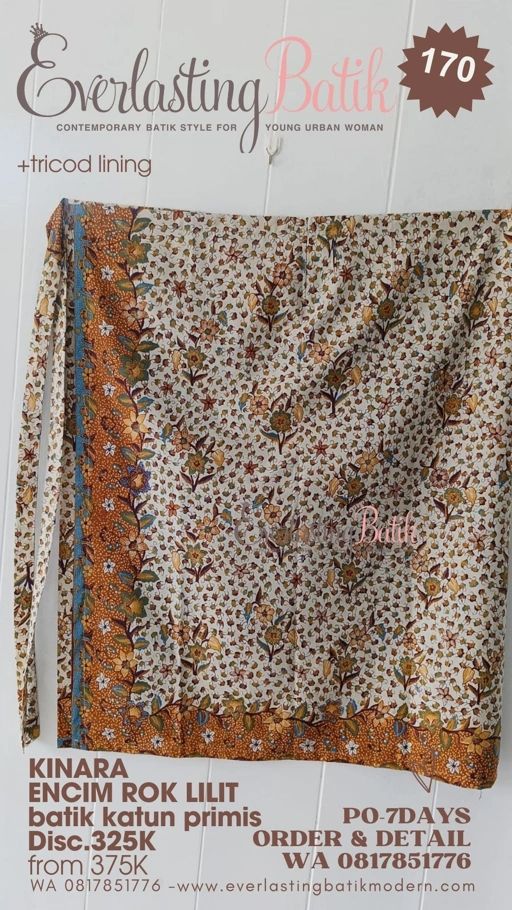 Image of C170  KINARA ROK LILIT BATIK