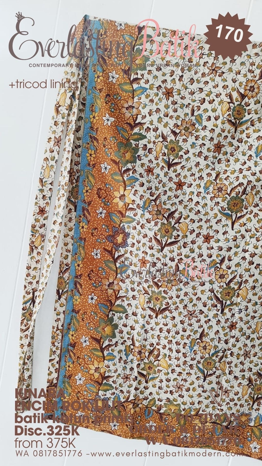 C170  KINARA ROK LILIT BATIK