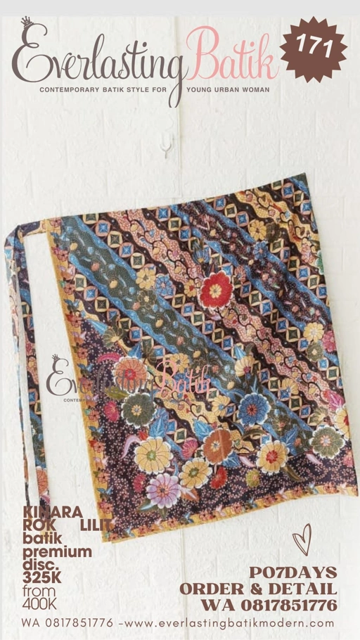 Image of 171 KINARA ROK LILIT BATIK MOTIF PREMIUM