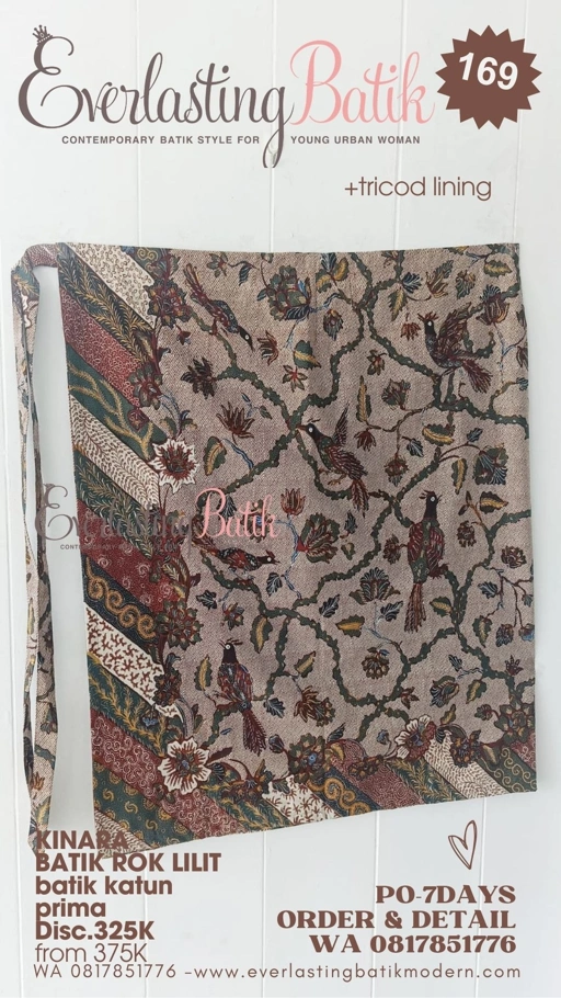 Image of C169  KINARA ROK LILIT BATIK