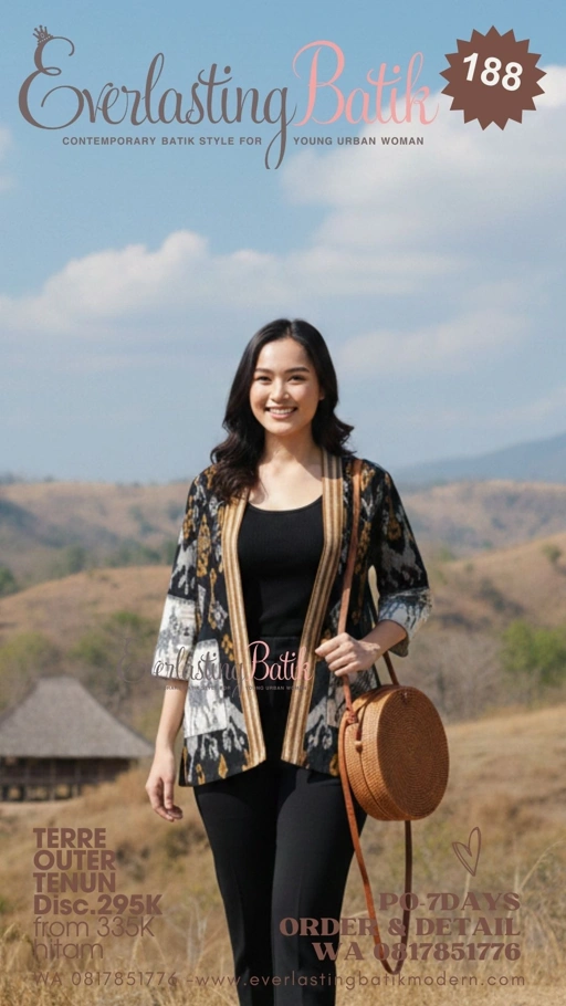 Image of C188 TERRE TENUN OUTER/BLAZER TOP