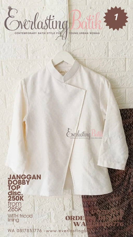 Image of CA001 JANGGAN DOBBY BATIK TOP