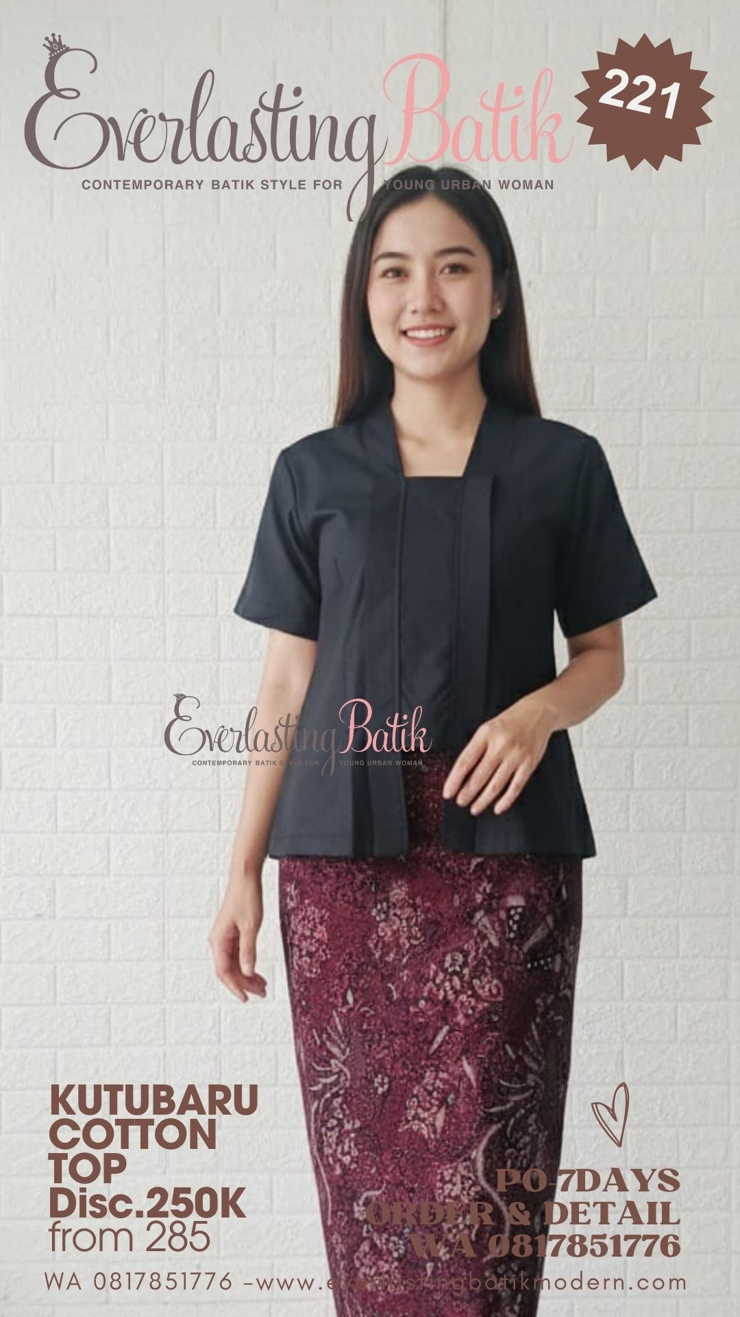 C162 KINARA ROK LILIT BATIK 