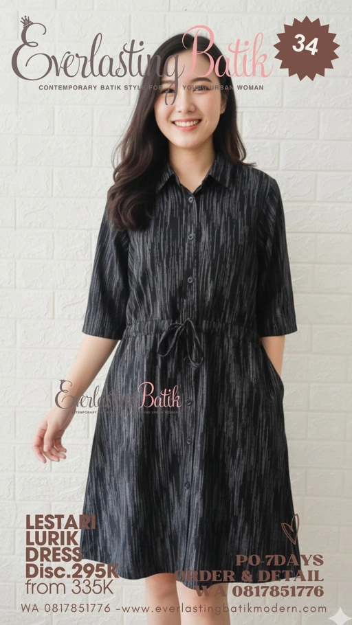 Image of 34 LESTARI LURIK DRESS 