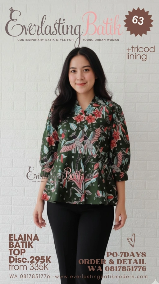 Image of C63 ELAINE BATIK TOP 