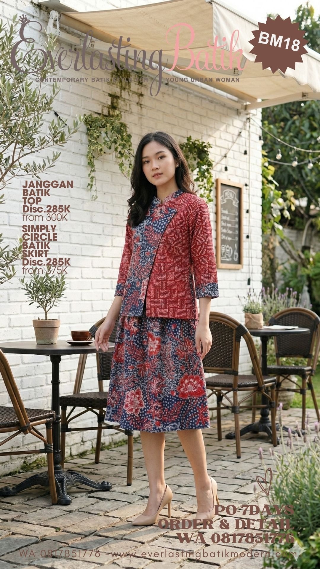 BM18 JANGGAN BATIK MIX TOP  - diskon 285K