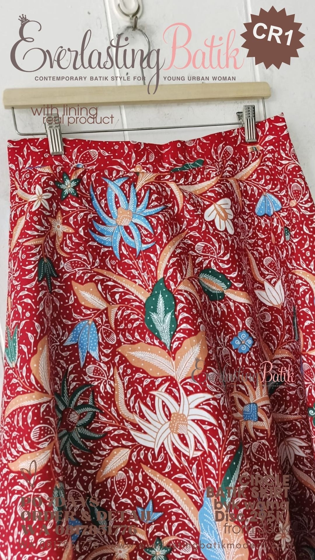 CR1 CIRCLE BATIK SKIRT - diskon 295K