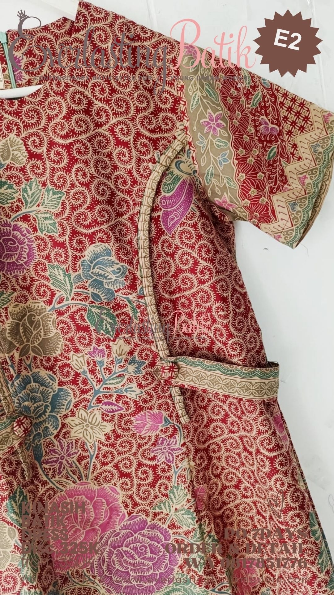 E2 KINASIH BATIK DRESS - diskon 325K