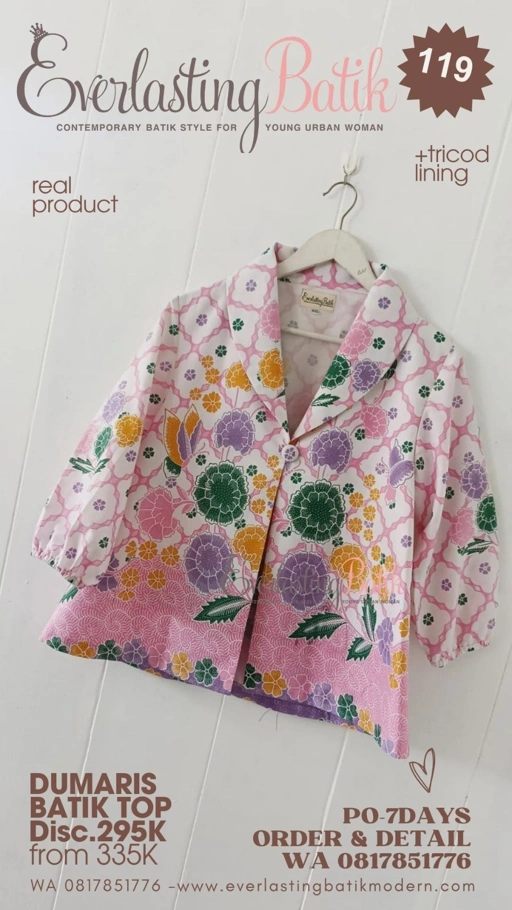 Image of C132 DUMARIS BATIK OUTER TOP