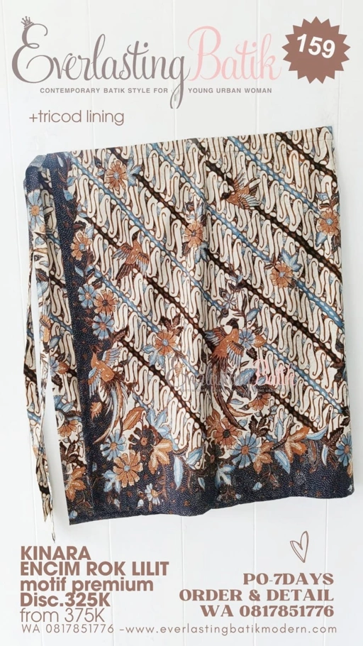 Image of C159 KINARA ROK LILIT BATIK 