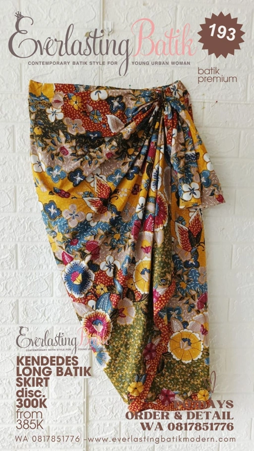 Image of C193 KENDEDES LONG BATIK SKIRT 