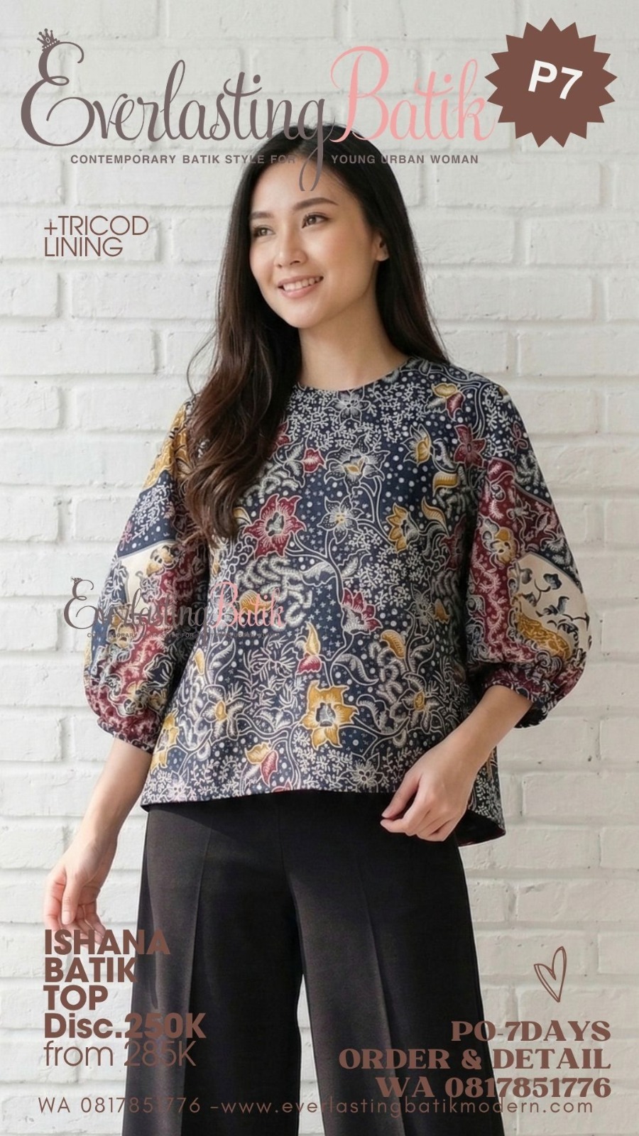 P7 ISHANA BATIK TOP - diskon 250K