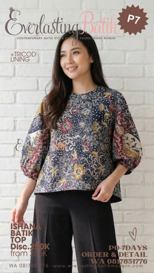 P7 ISHANA BATIK TOP - diskon 250K