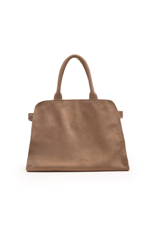 Image of Tana Suede Handbag Brown