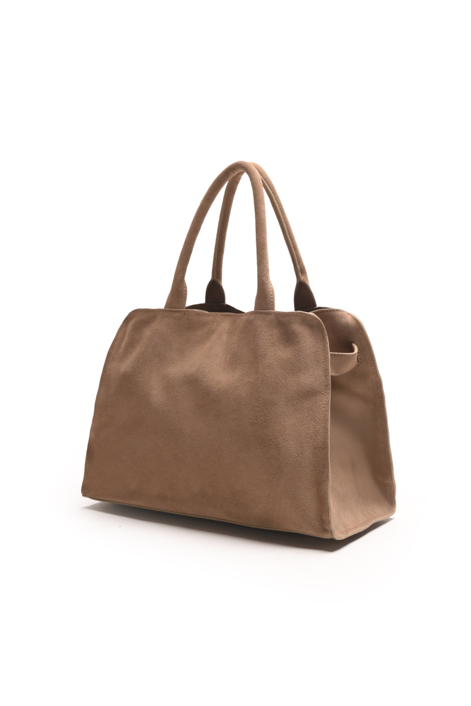Tana Suede Handbag Brown