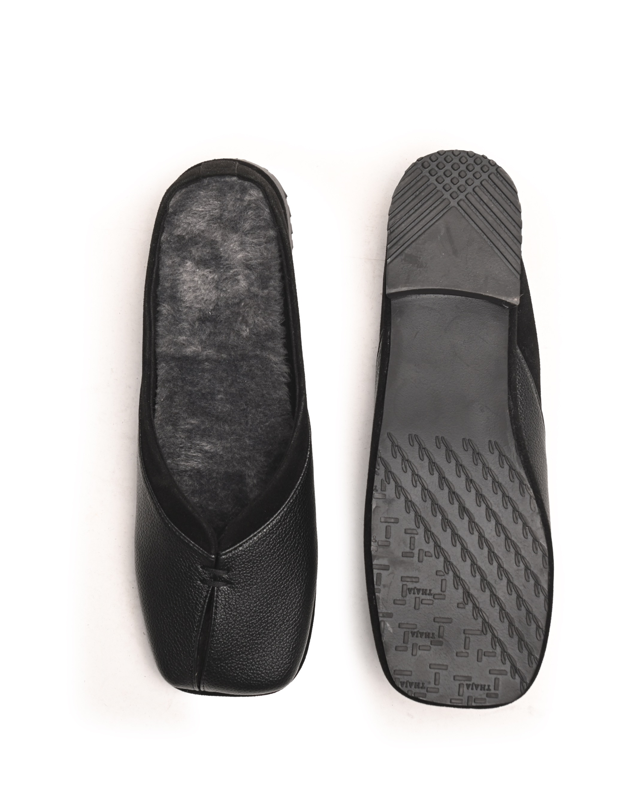 Foli Mules Fur Black