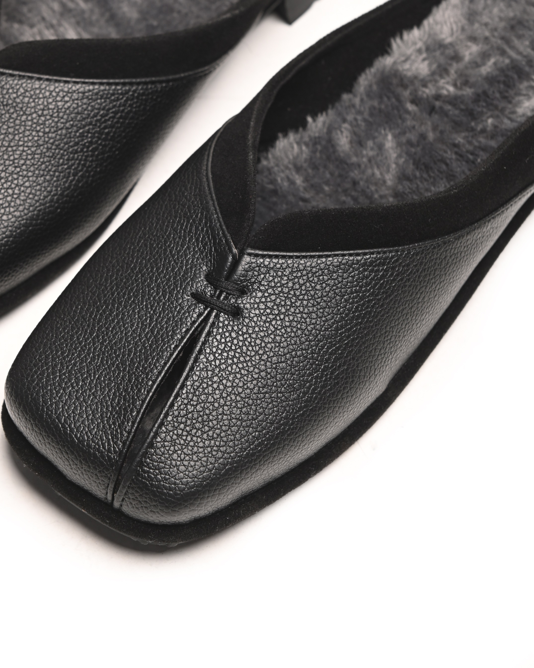 Foli Mules Fur Black