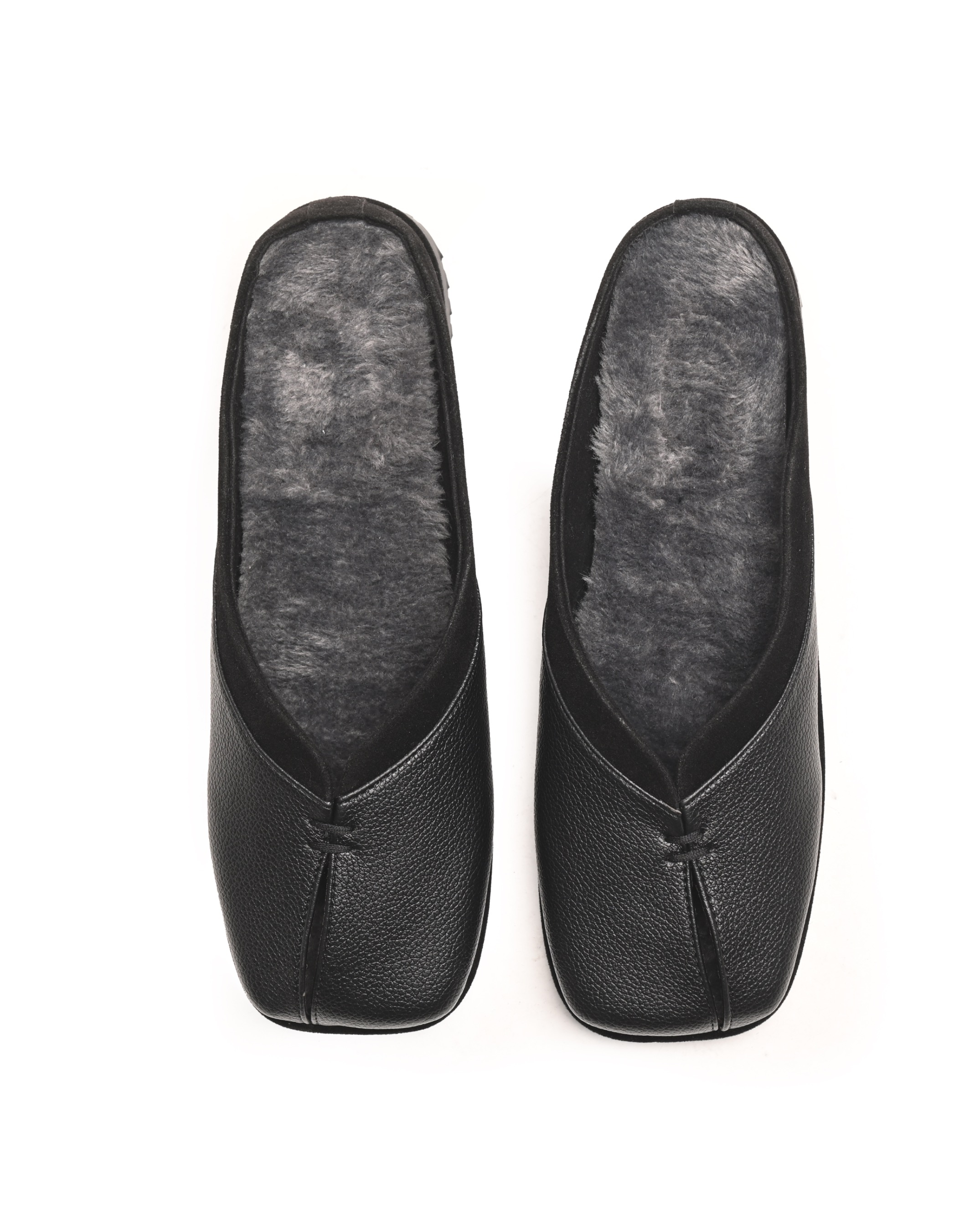 Foli Mules Fur Black