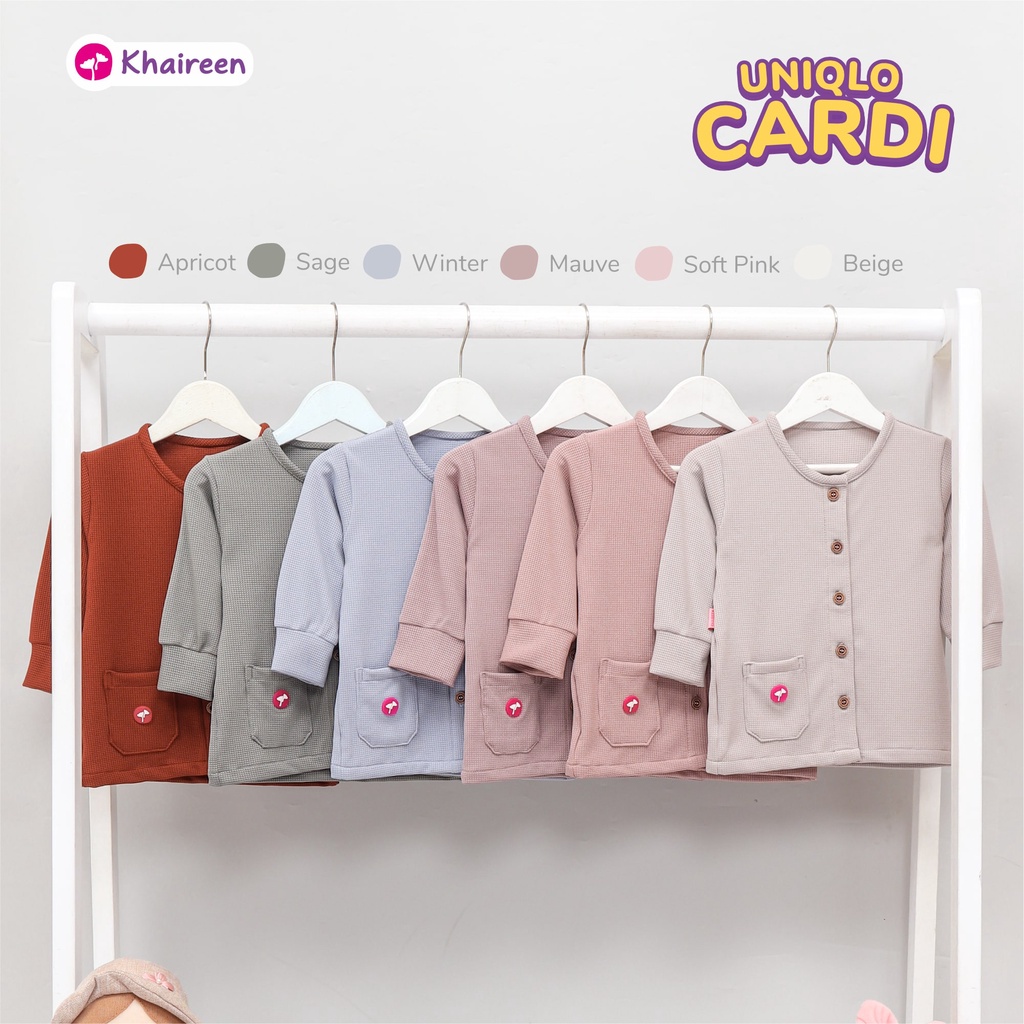 KHAIREEN Cardigan Couple Mom and Kids