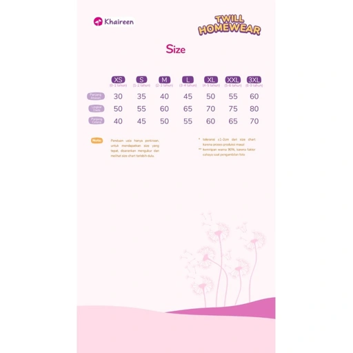Image of KHAIREEN Twill Homewear (0-9 Tahun) Home Wear Anak