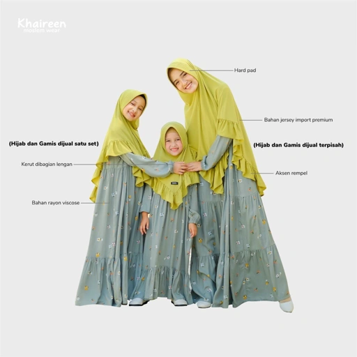 Image of KHAIREEN Gamis Shabira MOM Gamis Couple