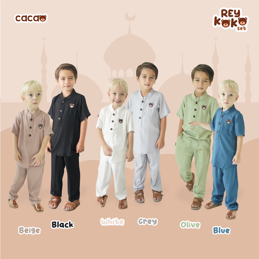 KHAIREEN Rey Koko Set(0-10 Tahun) by Cacao Kidswear Koko Anak Busana Muslim Anak