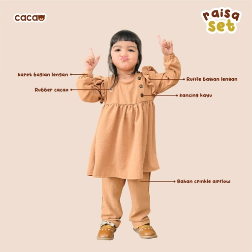 Image of KHAIREEN Raisa Set by Cacao Kidswear One Set Anak