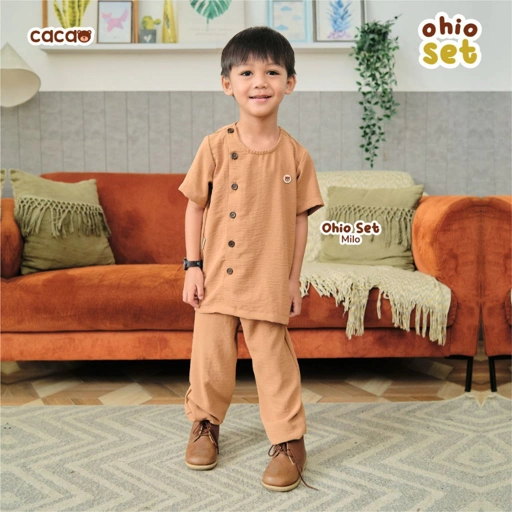 Image of KHAIREEN Ohio Set by Cacao Kidswear One Set Anak Laki-Laki