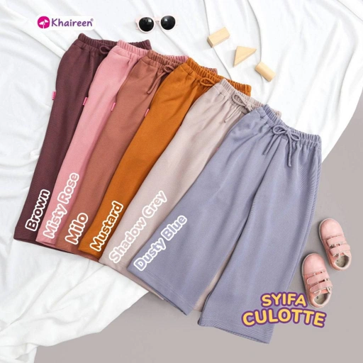 KHAIREEN Syifa Culotte (3-12 Tahun) Pants Celana Kulot Anak Knit
