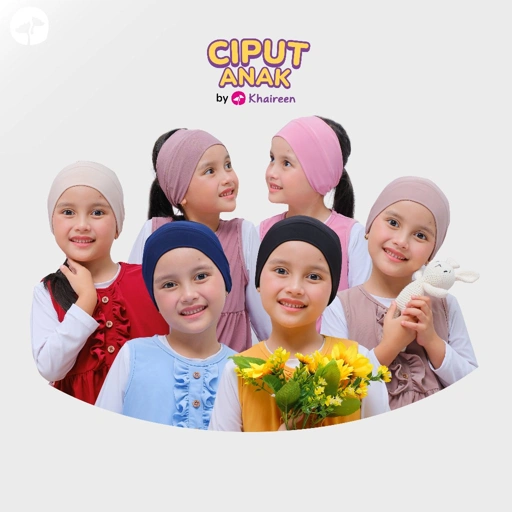 Image of KHAIREEN Ciput Anak (0-4 tahun) Ciput Anak Bahan Jersey 