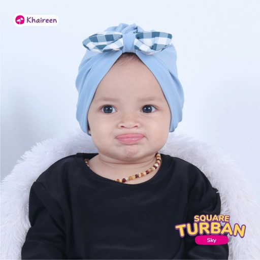 Image of KHAIREEN Square Turban (0-2 Tahun) Turban Anak