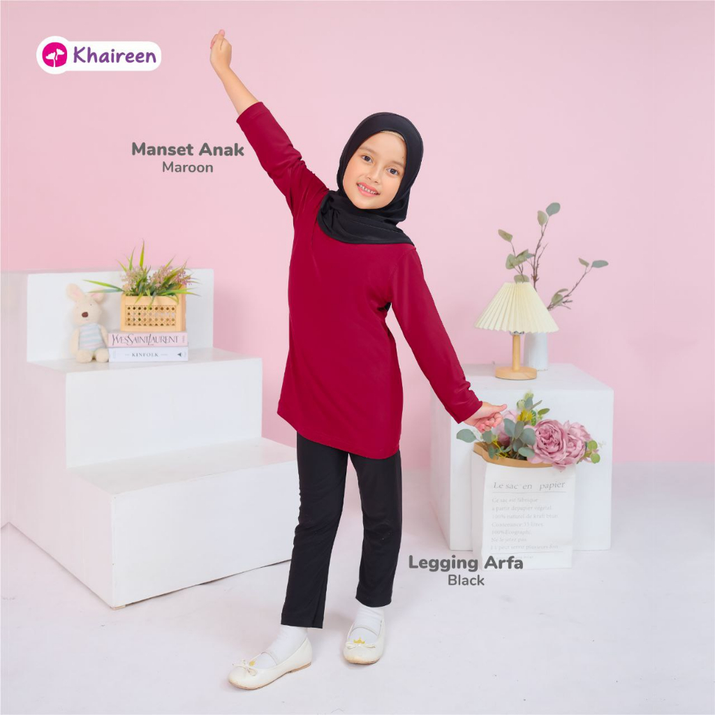 KHAIREEN Legging Arfa (0-3 tahun) Legging Anak Jersey