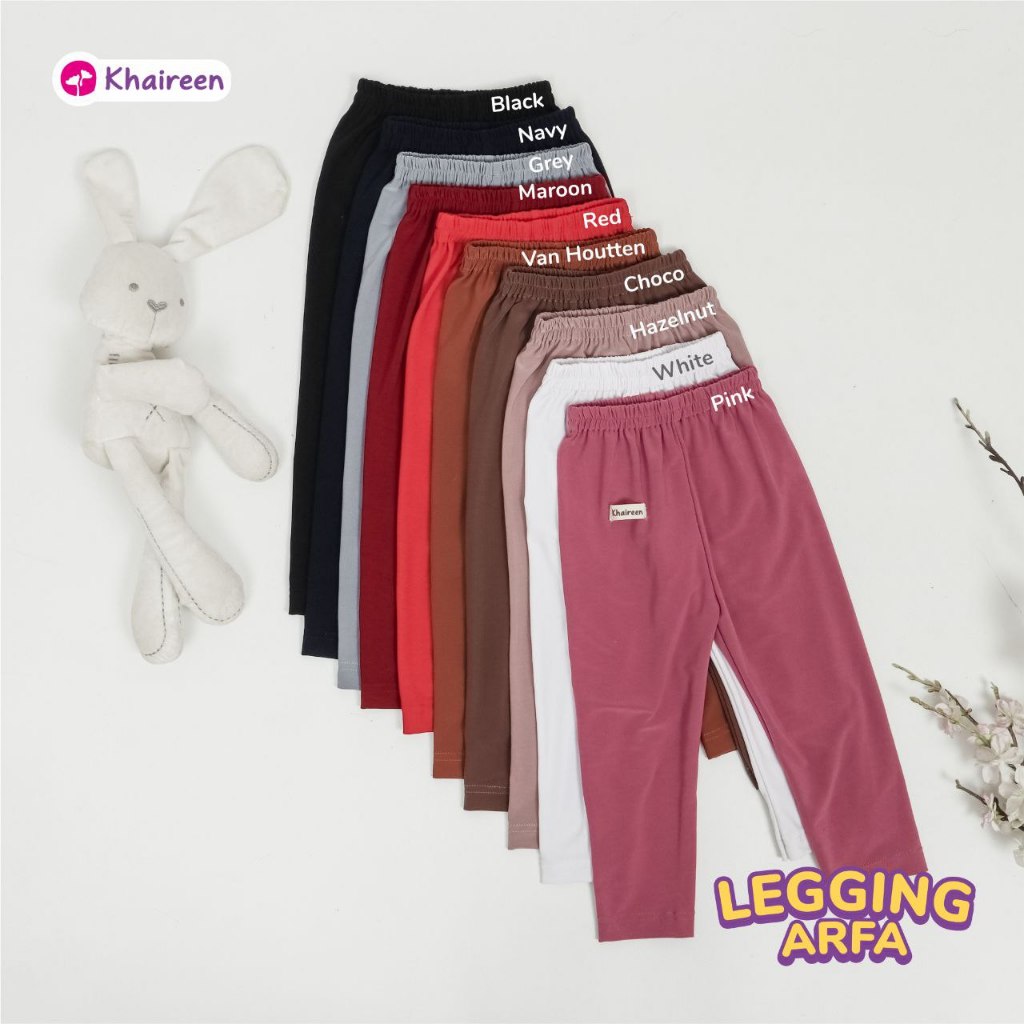 KHAIREEN Legging Arfa (0-3 tahun) Legging Anak Jersey