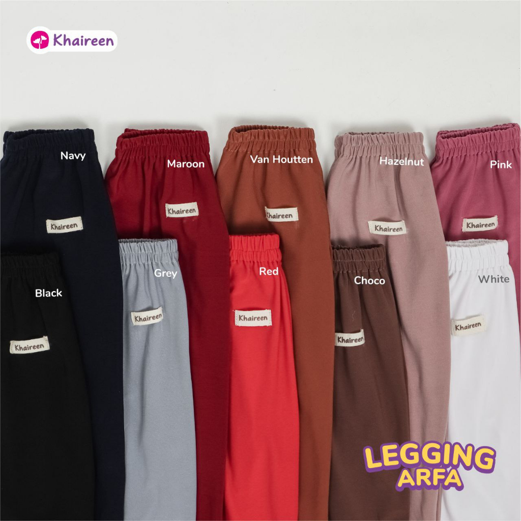 KHAIREEN Legging Arfa (0-3 tahun) Legging Anak Jersey