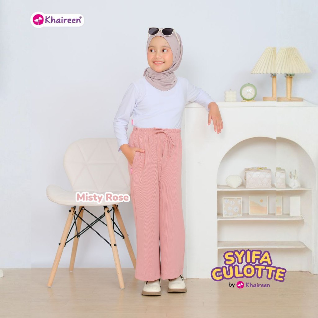KHAIREEN Syifa Culotte (3-12 Tahun) Pants Celana Kulot Anak Knit