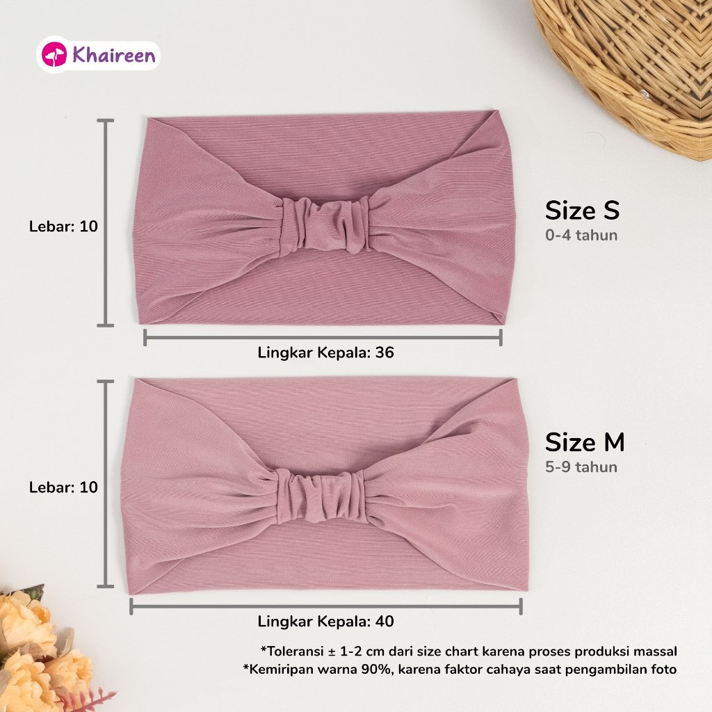 KHAIREEN Ciput Anak (0-4 tahun) Ciput Anak Bahan Jersey 