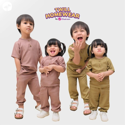 Image of KHAIREEN Twill Homewear (0-9 Tahun) Home Wear Anak